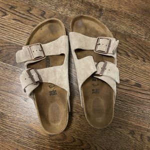 Tan Birkenstocks